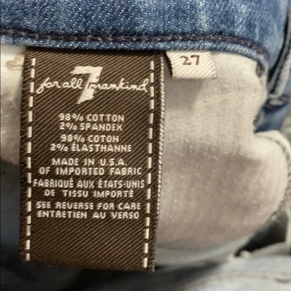 7 for all Mankind Josefina Skinny Boyfriend Jeans Relaxed Light Wash